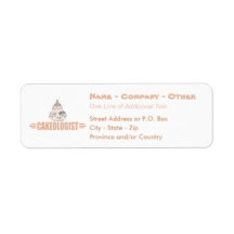 Humorous Cake Decorator Custom Return Address Labels