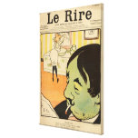 Humorous cartoon canvas print