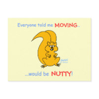 Humourous Cartoon Change of Address Card postcard