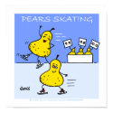 Humorous Cartoon Kitchen Poster - Pears posters