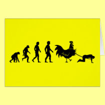 Humorous chicken cards