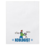 Humorous Cross Country Skiing Guy Flyer Design