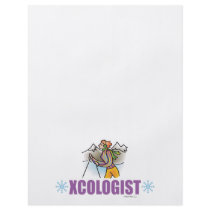 Humorous Cross Country Snow Skiing Custom Flyer