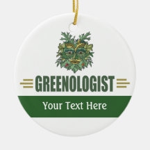 Humorous Environment Christmas Tree Ornament