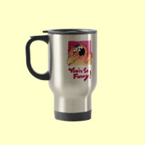 Humorous Fat Cartoon Cat | Humorous Fat Cat mugs