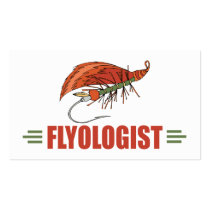 Humorous Fly Tying, Fly Fishing Business Card