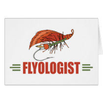 Humorous Fly Tying, Fly Fishing Greeting Card