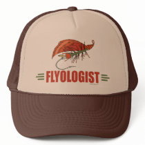 Humorous Fly Tying, Fly Fishing Mesh Hat