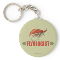 Humorous Fly Tying, Fly Fishing Key Chain