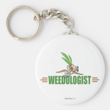Humorous Gardening Keychain