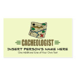 Humorous Geocaching Business Cards