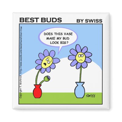 Humorous Gift Magnet For A Gardener by Swisstoons