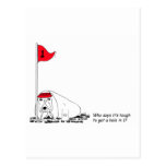 Humorous Golfing Dog Postcards