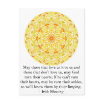 Humorous Irish Blessing from IRELAND Postcards