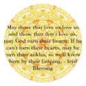 Humorous Irish Blessing from IRELAND stickers