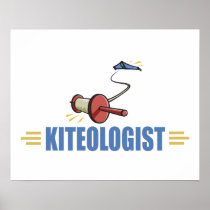 Humorous Kite Flying Poster