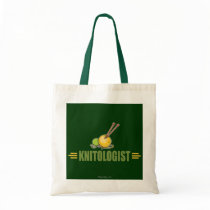 Humorous Knitting Canvas Bag