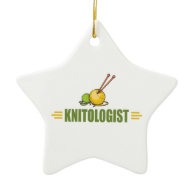 Humorous Knitting Ornaments