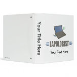 Humorous Laptop Computer 3 Ring Binders