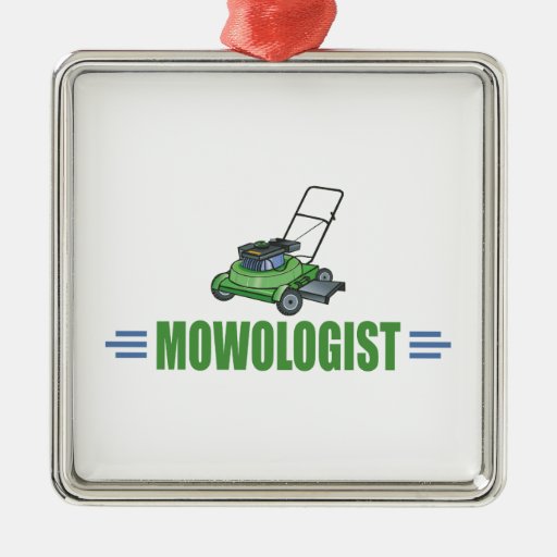 humorous lawn mower square metal christmas ornament zazzle humorous lawn mower square metal christmas ornament zazzle