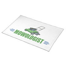 Humorous Lawn Mower Place Mats