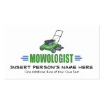 Humorous Lawn Mowing Business Card