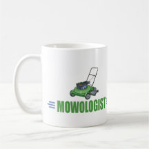 Humorous Lawn Mowing Coffee Mugs