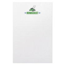 Humorous Lawn Mowing Customized Stationery
