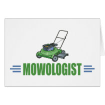 Humorous Lawn Mowing Greeting Cards
