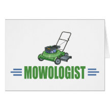 Humorous Lawn Mowing Greeting Cards