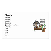 Humorous Let Grumpy Sleep Business Card Template