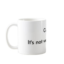 Humorous office mug
