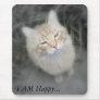 Humorous Orange Cat Mousepad