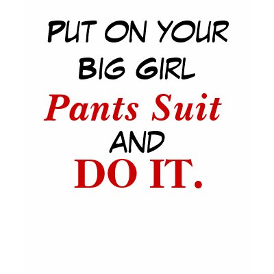Humorous Pant Suit T-Shirt by Rajee1