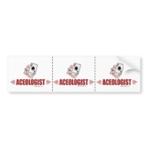 Humorous Playing Cards Bumper Sticker
