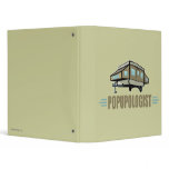 Humorous Pop Up Camper Vinyl Binder