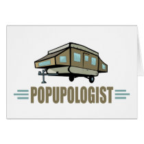 Humorous Pop Up Camper Card
