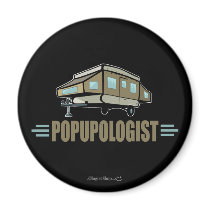 Humorous Pop Up Camper Refrigerator Magnets