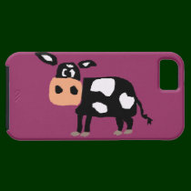 Humorous Primitive Art Cow casemate cases