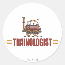 Humorous Railroad Train Stickers