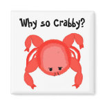 Humorous Red Crab Magnets