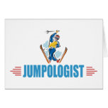 Humorous Snow Ski Jumping cards