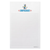 Humorous Snow Ski Jumping Stationery