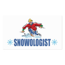 Humorous Snow Skiing Business Card Templates