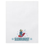 Humorous Snow Sledding Flyer Design