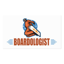 Humorous Snowboarding Business Card