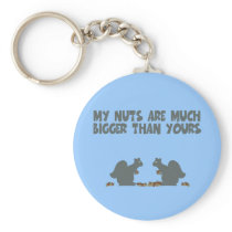 Humorous Squirrel Keychains