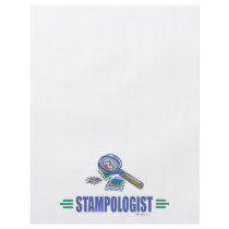 Humorous Stamp Collecting Flyer Design