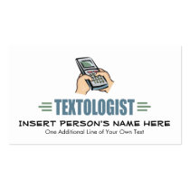 Humorous Texting Business Card Templates