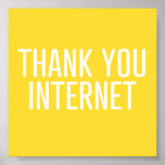 HUMOROUS THANK YOU INTERNET FUNNY EXPRESSIONS LAUG POSTER